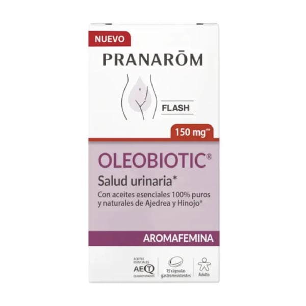Pranarom Oleobiotic Conforto Urinário 15 Cápsulas