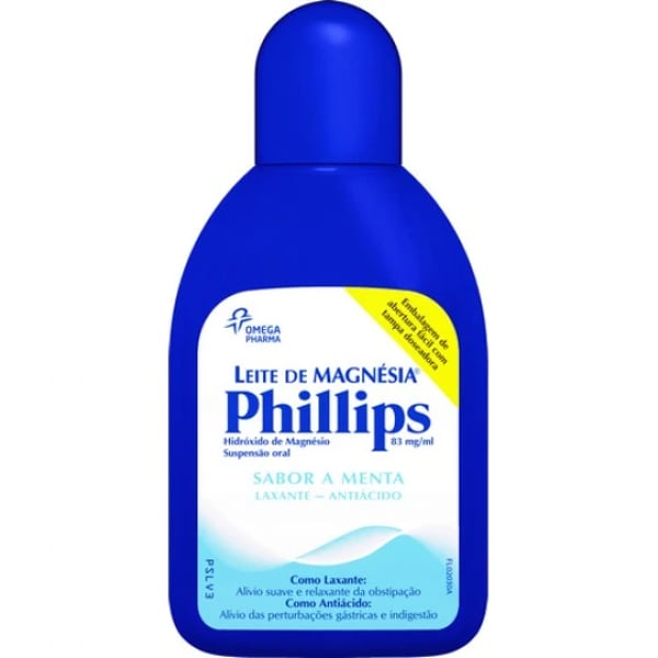 Leite Magnesia Phillips 83 mg/mL 200ml
