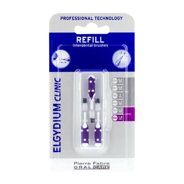 Elgydium Clinic Escovilhões Recargas Violeta x 3 Unidades