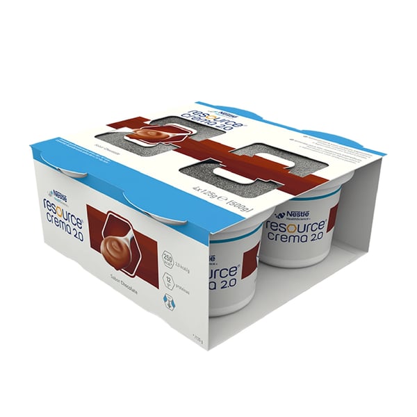 Resource Crema 2.0 Pudim Chocolate 125g x 4 Unidades