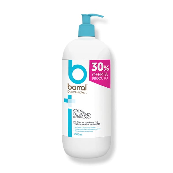 Barral DermaProtect Creme de Banho Dermatológico 1000ml
