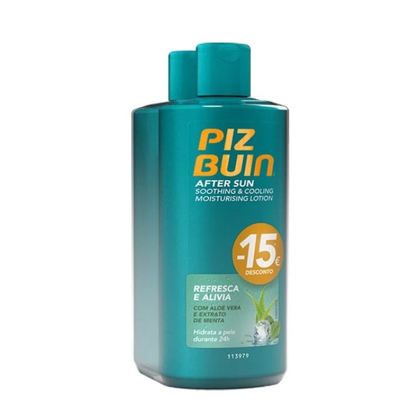 Piz Buin After Sun Loção Suavizante e Refrescante 2 x 200ml