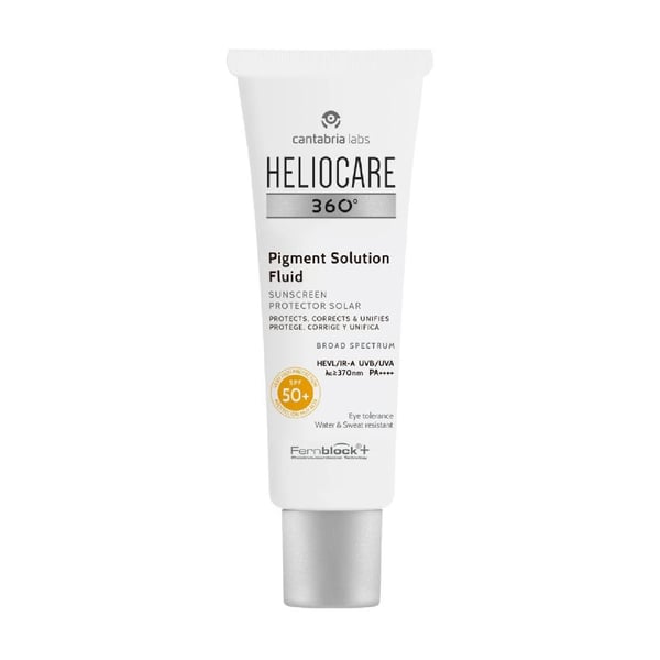 Heliocare 360° D Plus x 30 Cápsulas + Pigment Solution Fluid SPF50+ 50 ml