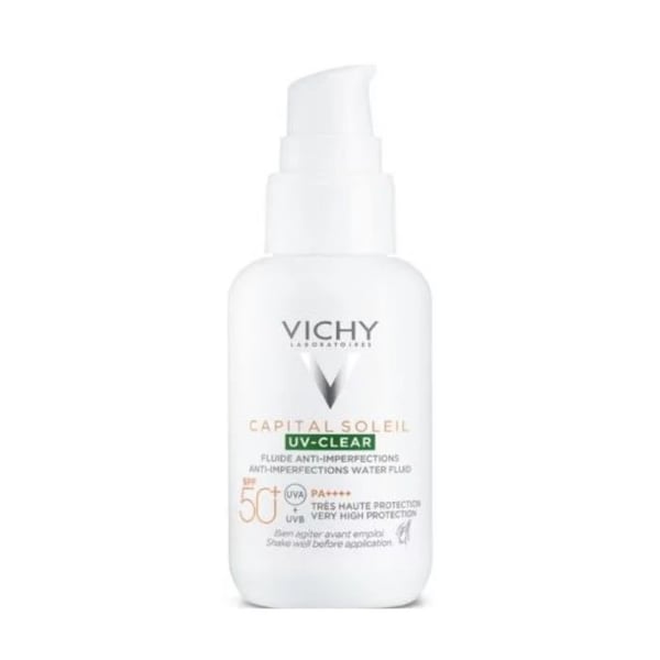 Vichy Capital Sol UV Clear SPF50+ Fluido Anti-imperfeições 40 ml