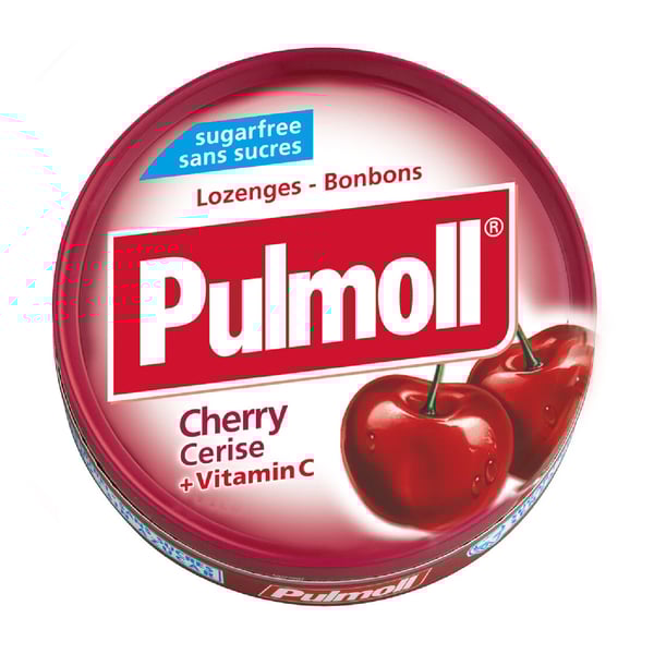 Pulmoll Cereja Pastilhas Sem Açúcar 45g