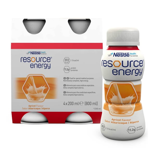 Resource Energy Alperce 200 ml x 4 Unidades