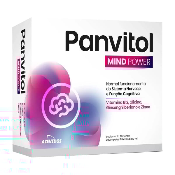 Panvitol Mind Power 10 ml x 20 Ampolas
