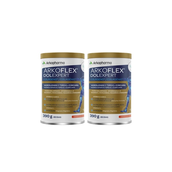 Arkopharma Arkoflex Dolexpert Colagénio Duo Pó 2 x 390g Laranja com Desconto de 40% na 2ª Embalagem