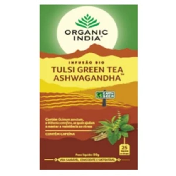 Organic India Tulsi Ashwagandha 25 Saq 