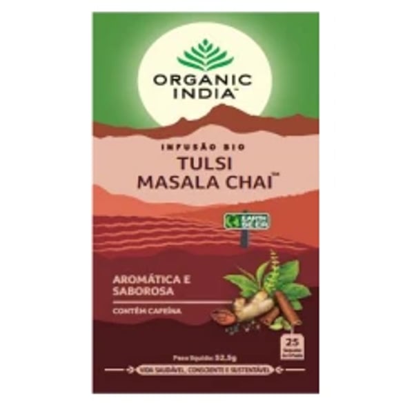 Organic India Tulsi Masala Chai 25 Saq 