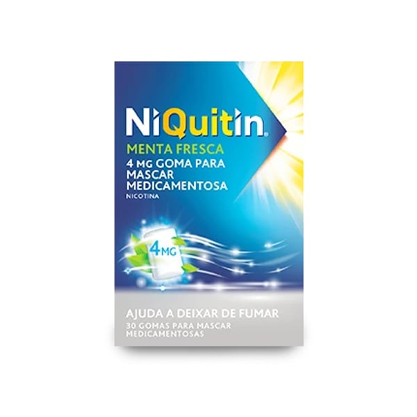 Niquitin Menta <mark>F</mark>resca Mint Gomas 4mg x 30 gomas
