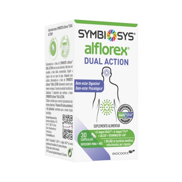 Symbiosys Alflorex Dual Action 30 Cápsulas
